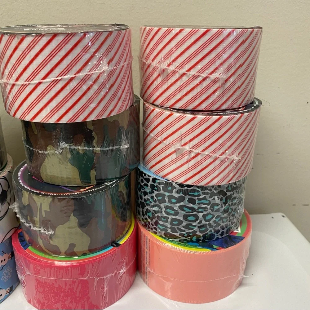 Duck Tape Craft Pack | 225+ Yards | Spider-Man, Candy Cane, Zebra - Picture 3 of 6